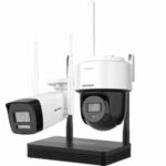 Hikvision NKS422W03H NEW 2MP H.265 One bullet + One PTDome WiFi NVS Kit