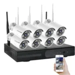 Wireless IP Surveillance CCTV Kit( Wireless NVR, 8 Wireless Cameras, HDD)