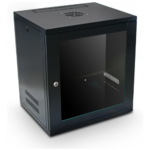 Cabinet 9U 600 x 600 mm WallMounted with fan and pdu